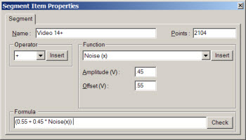 Creating an RS170 Video Signal with WaveEasy